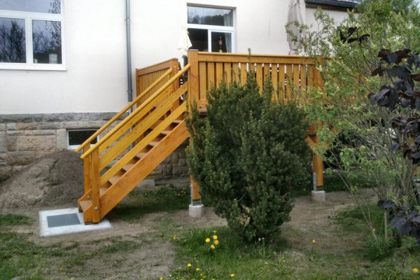 Einstöckiger Balkon