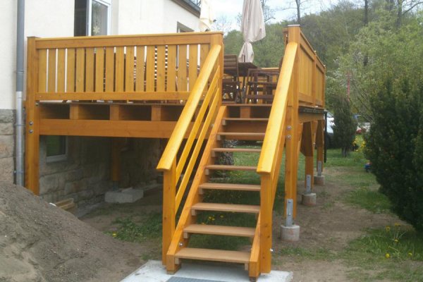 Einstöckiger Balkon