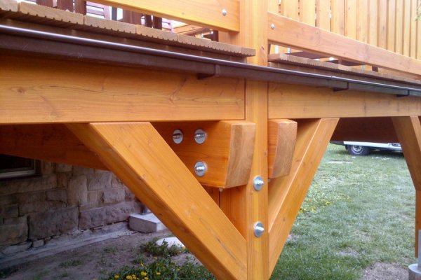 Einstöckiger Balkon