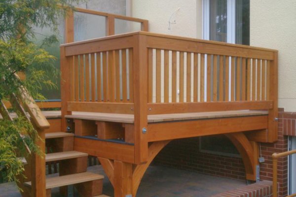 Einstöckiger Balkon