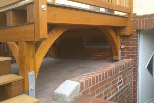 Einstöckiger Balkon