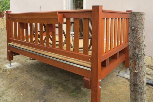 Einstöckiger Balkon