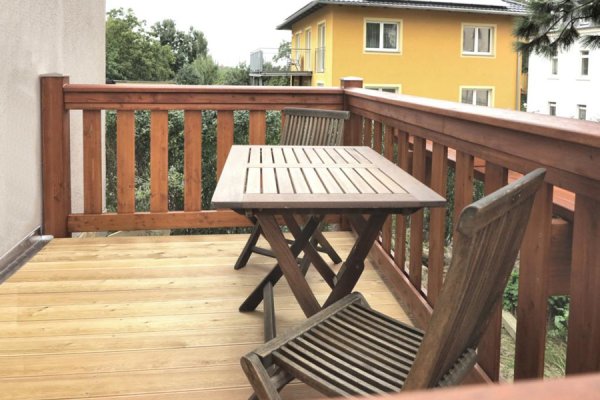 Einstöckiger Balkon