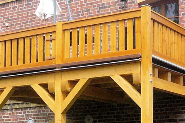 Einstöckiger Balkon