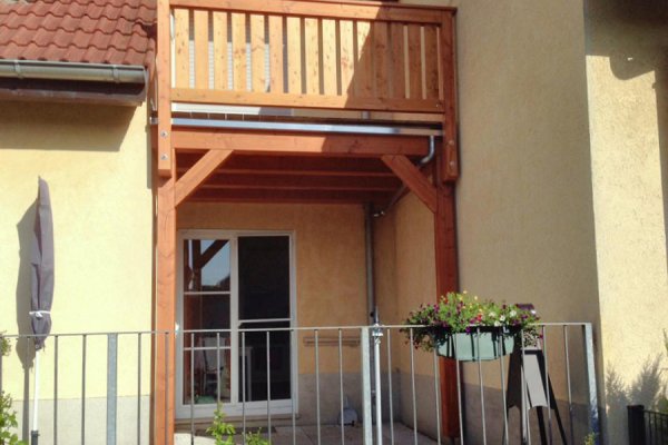 Einstöckiger Balkon