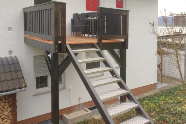Einstöckiger Balkon