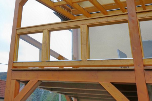 Einstöckiger Balkon