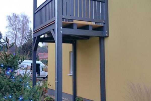Einstöckiger Balkon
