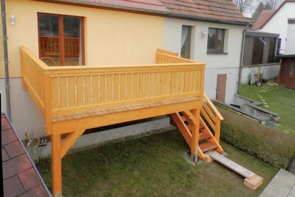 Einstöckiger Balkon
