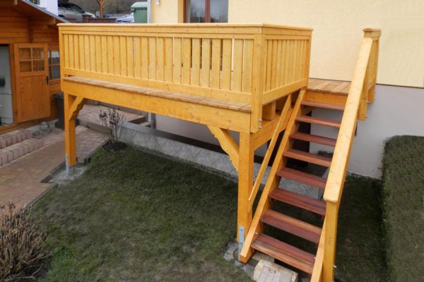 Einstöckiger Balkon