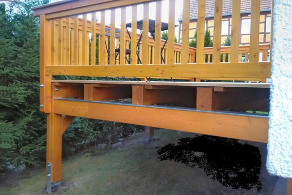 Einstöckiger Balkon