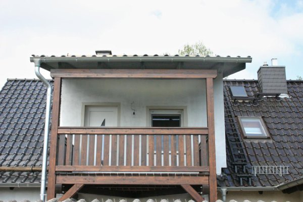 Einstöckiger Balkon