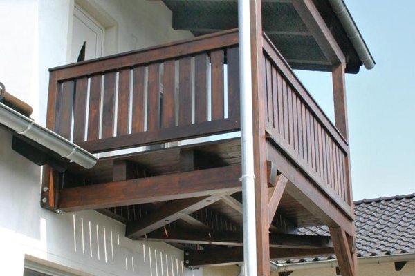 Einstöckiger Balkon