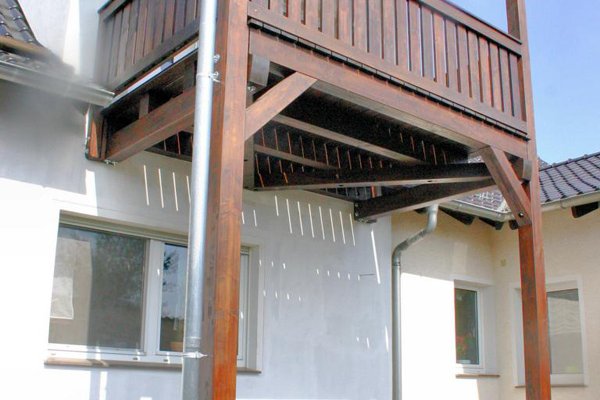 Einstöckiger Balkon