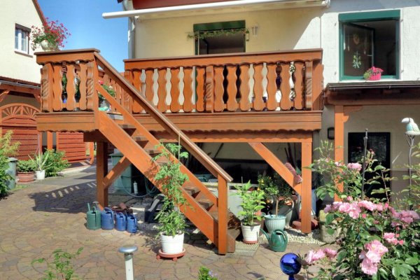 Einstöckiger Balkon
