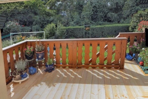 Einstöckiger Balkon