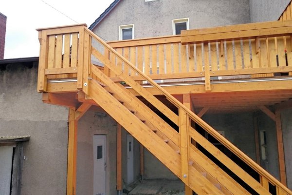 Einstöckiger Balkon