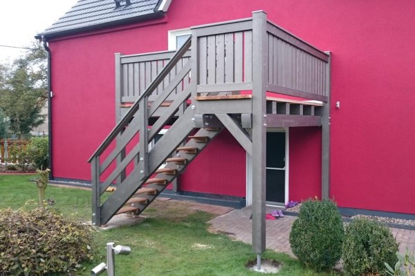 Einstöckiger Balkon