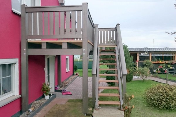 Einstöckiger Balkon