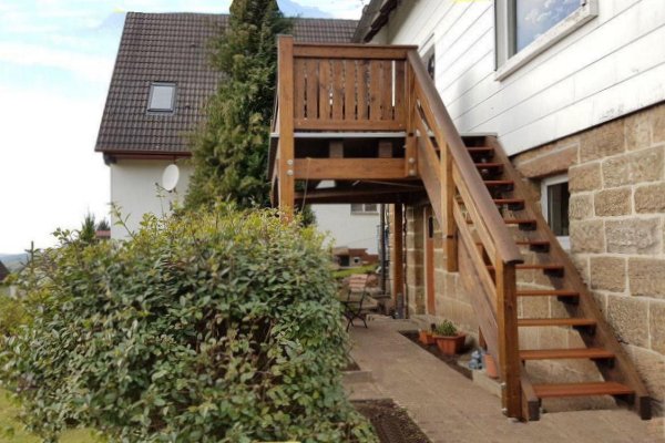 Einstöckiger Balkon