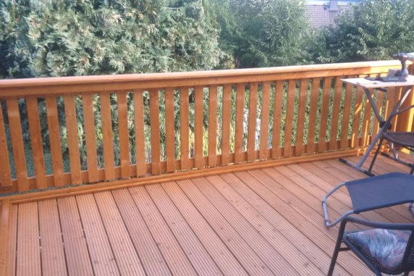 Einstöckiger Balkon