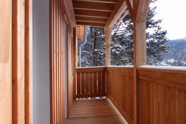 Einstöckiger Balkon