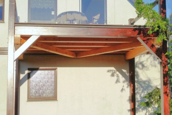 Einstöckiger Balkon