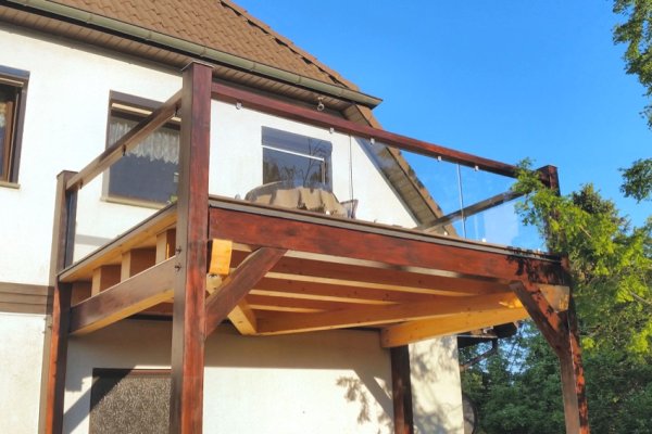 Einstöckiger Balkon