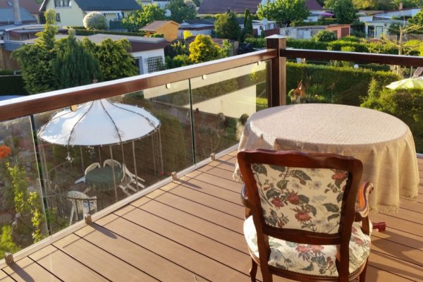 Einstöckiger Balkon