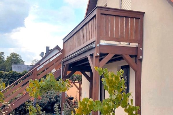 Einstöckiger Balkon