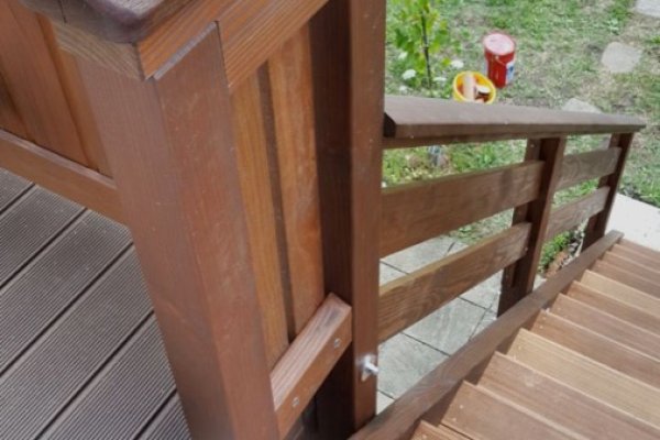 Einstöckiger Balkon