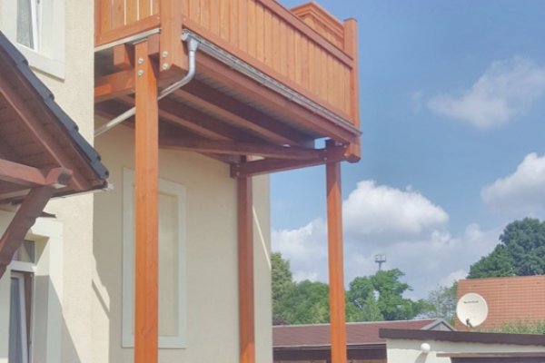 Einstöckiger Balkon