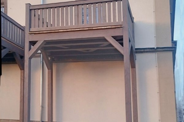 Einstöckiger Balkon