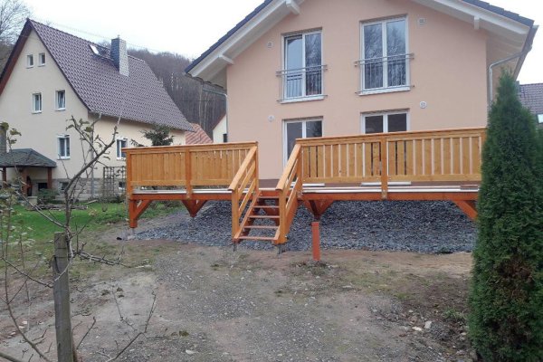 Einstöckiger Balkon