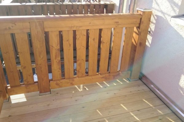 Einstöckiger Balkon