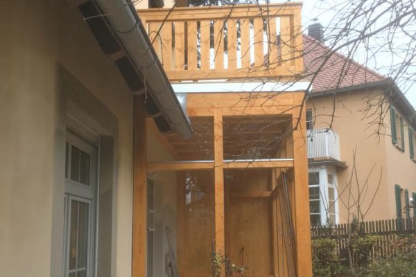 Einstöckiger Balkon