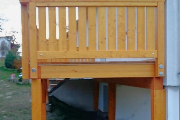 Einstöckiger Balkon