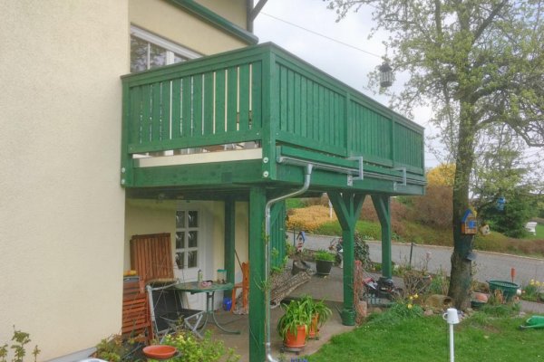 Einstöckiger Balkon