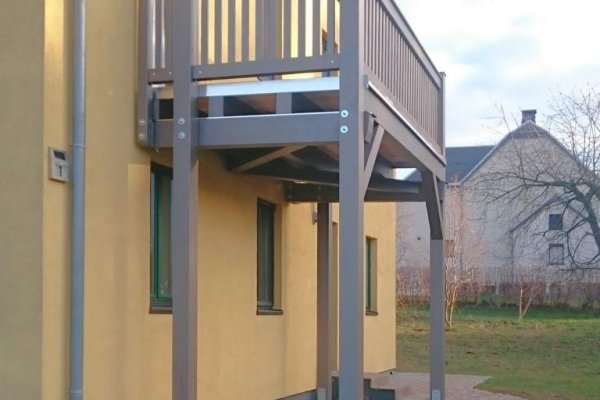 Einstöckiger Balkon