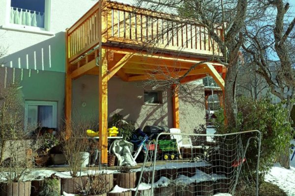 Einstöckiger Balkon