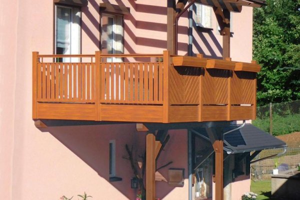 Einstöckiger Balkon
