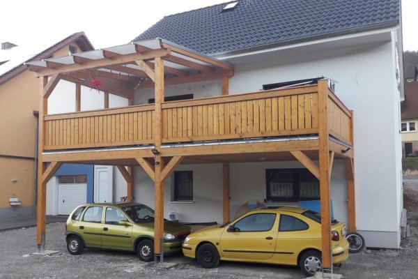 Einstöckiger Balkon