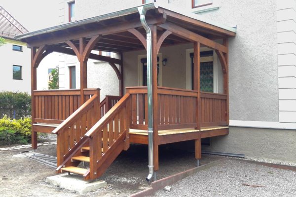 Einstöckiger Balkon
