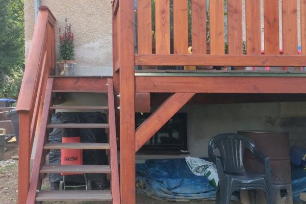 Einstöckiger Balkon