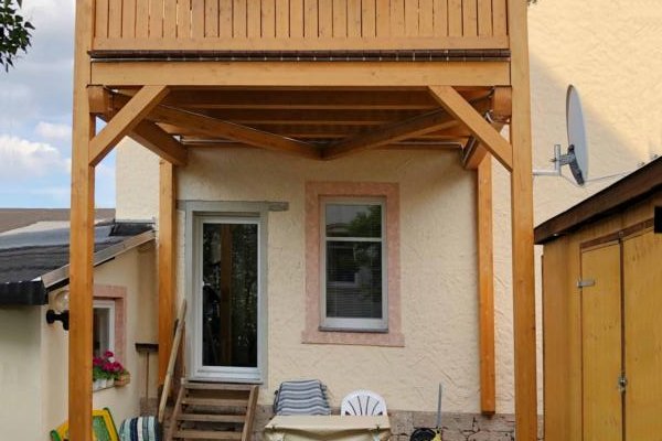 Einstöckiger Balkon