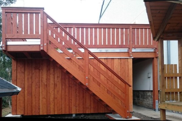 Einstöckiger Balkon