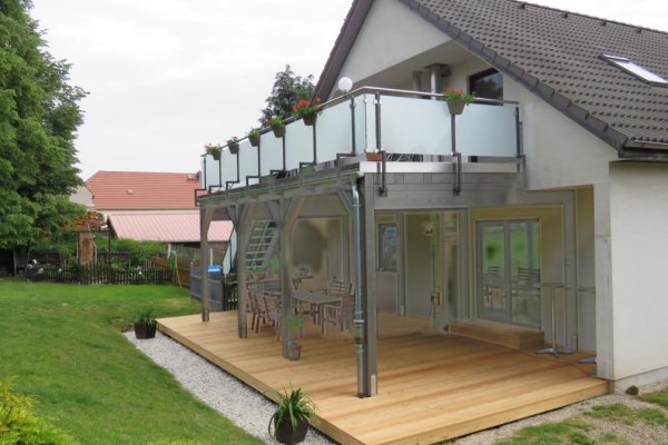 Einstöckiger Balkon