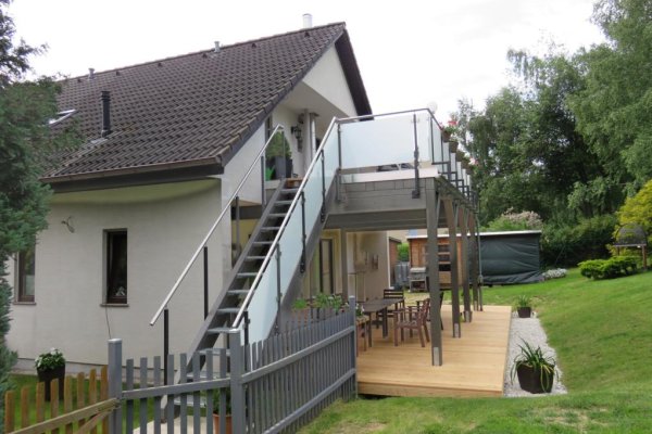 Einstöckiger Balkon