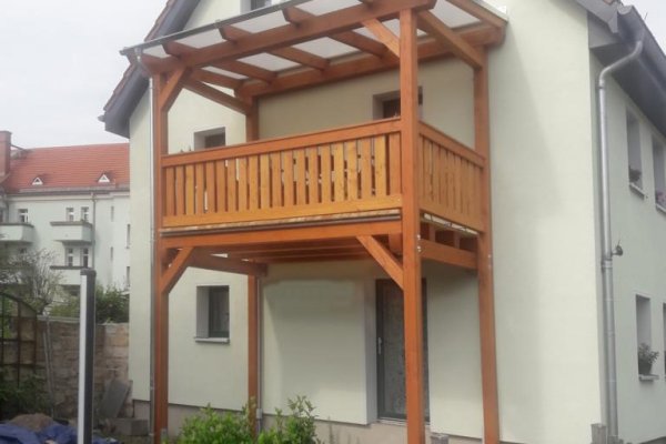 Einstöckiger Balkon