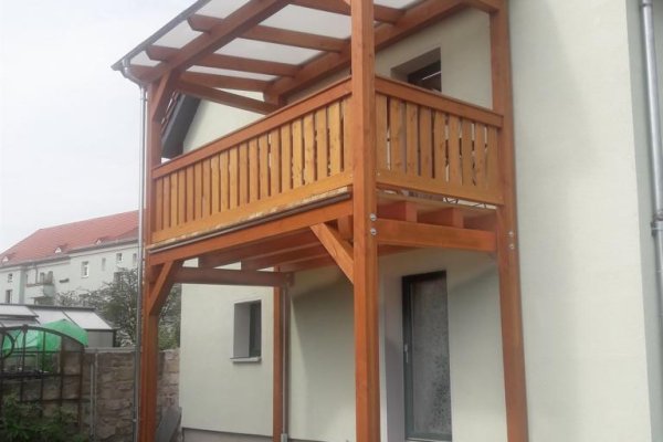 Einstöckiger Balkon